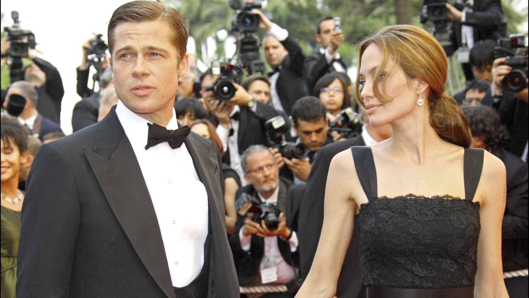 Brad Pitt y Angelina Jolie en el Festival de Cine de Cannes 2007.