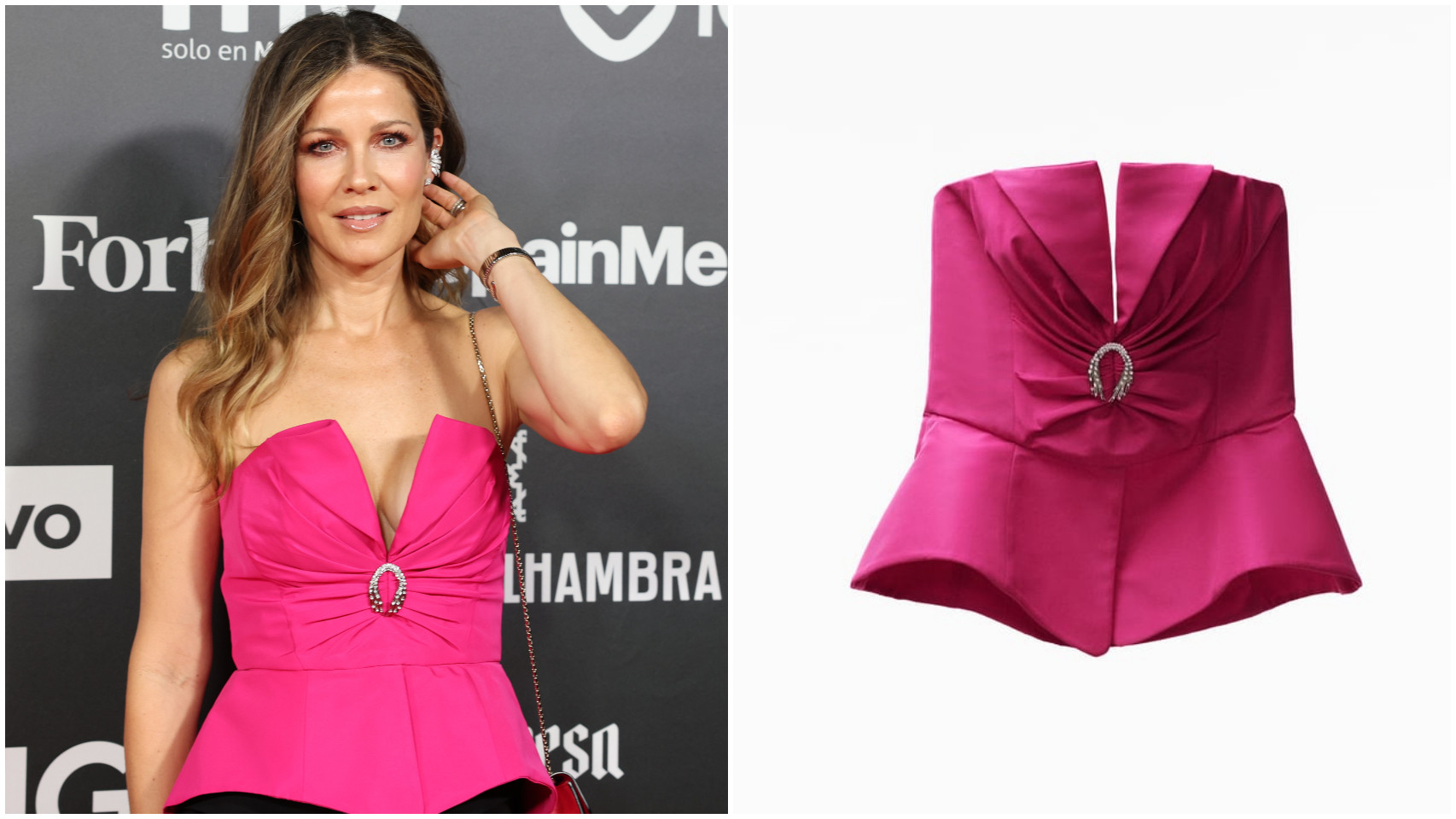 Jaydy Michel deslumbró con uno de los nuevos tops de Zara.