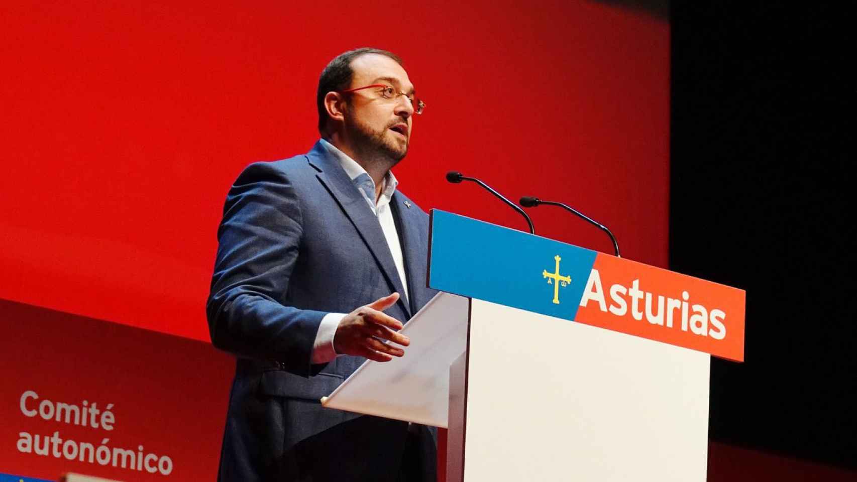 Adrián Barbón, líder del PSOE asturiano y presidente del Gobierno del Principado.