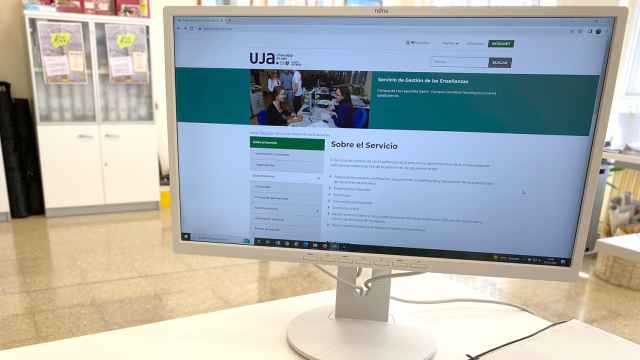 Página web del Servicio de Gestión de las Enseñanzas de la UJA.