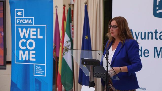 La concejala de Promoción de la Ciudad y Captación de Inversiones del Ayuntamiento de Málaga, y edil responsable del Palacio, Rosa Sánchez.