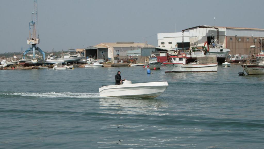 Embarcaciones en el puerto pesquero de Isla Cristina (Huelva).