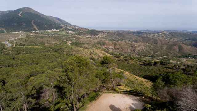 Vista del mirador del Cerro Alaminos de Coín.