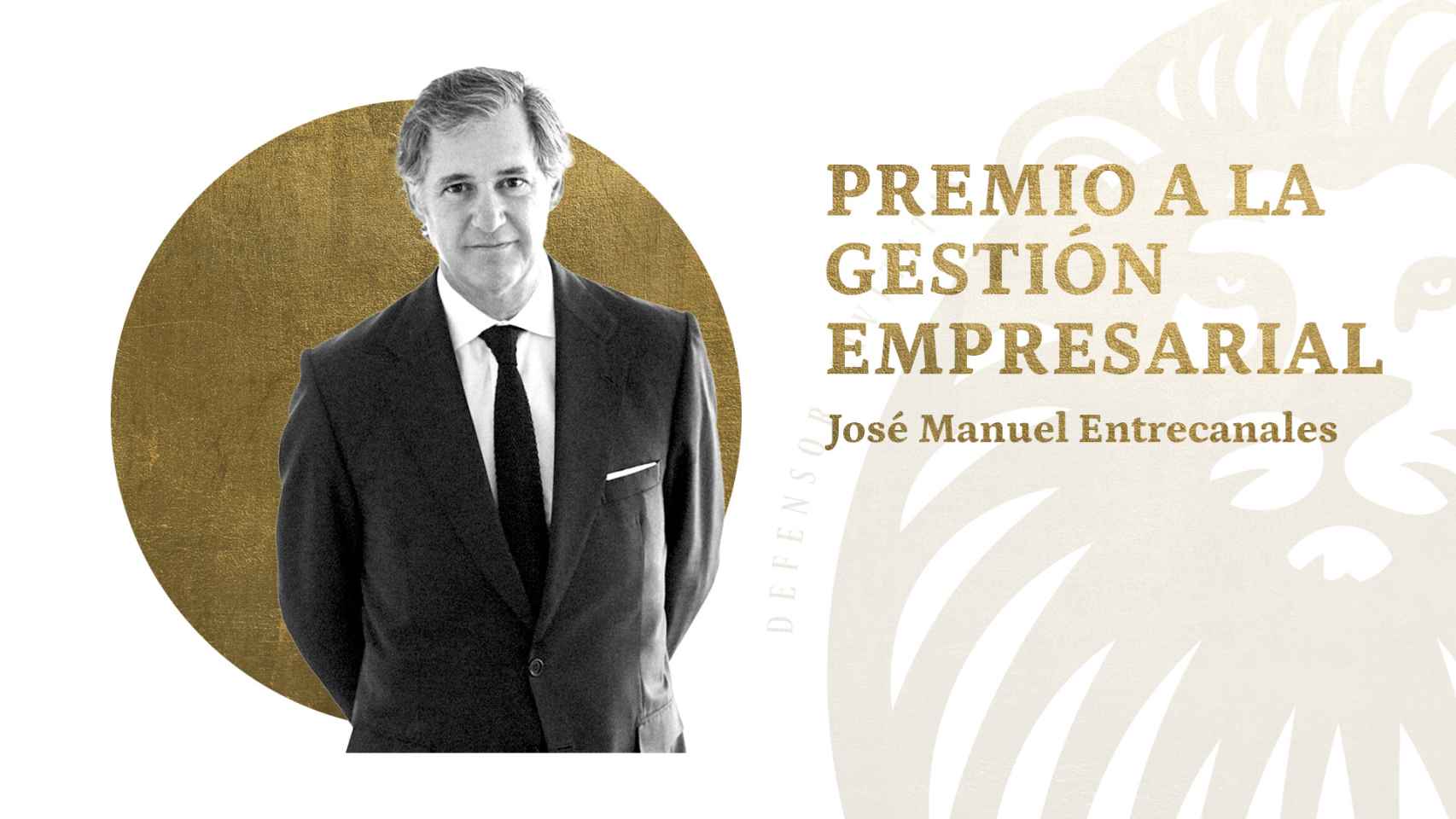 José Manuel Entrecanales, premio a la Gestión Empresarial.