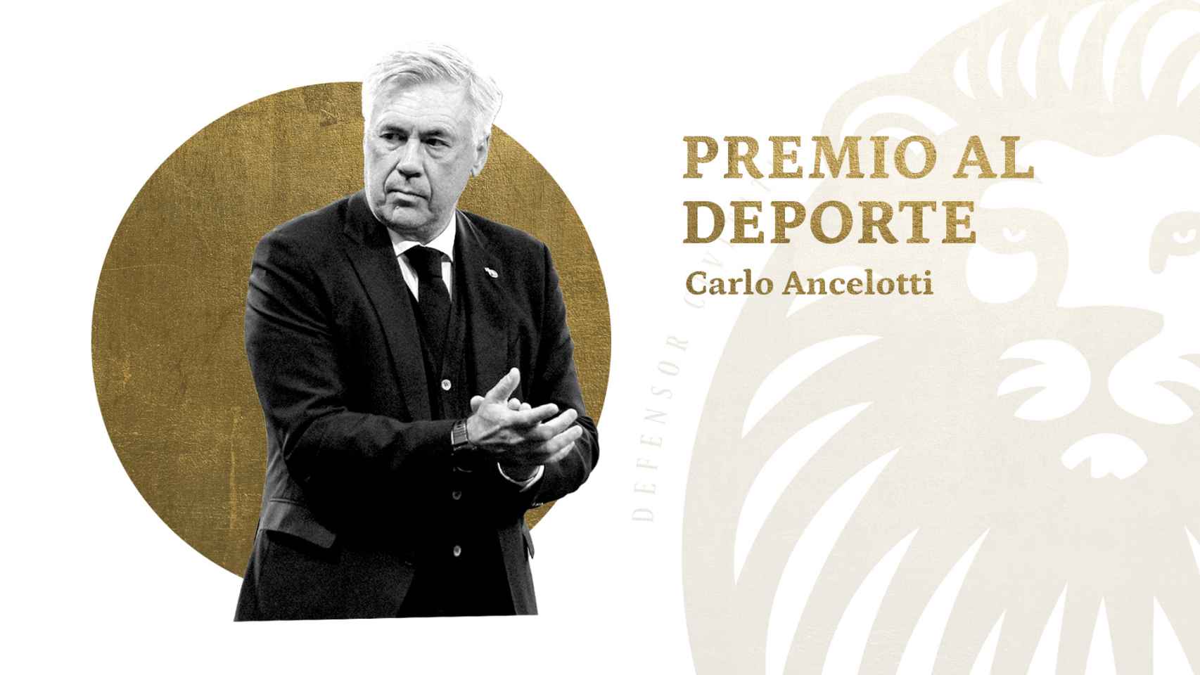 Carlo Ancelotti, premio al Deporte.