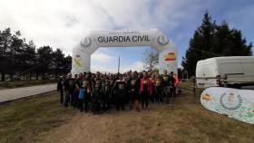 La Guardia Civil en el inicio de la etapa solidaria del Camino de Santiago