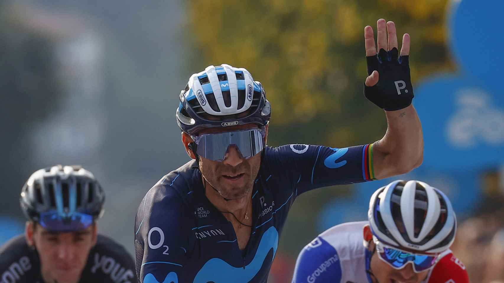 Alejandro Valverde se despide del ciclismo en Il Lombardia