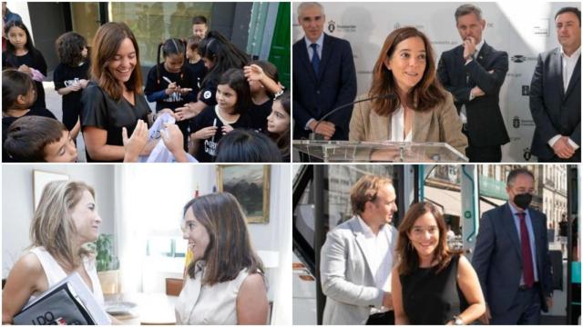 Las fotos de las publicaciones intentan, de manera nada disimulada, ensalzar la imagen de la alcaldesa