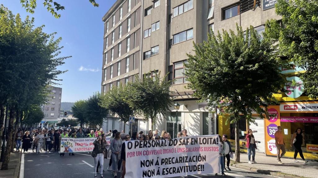Personal de ayuda en el hogar reclama en Santiago un convenio digno y salarios justos