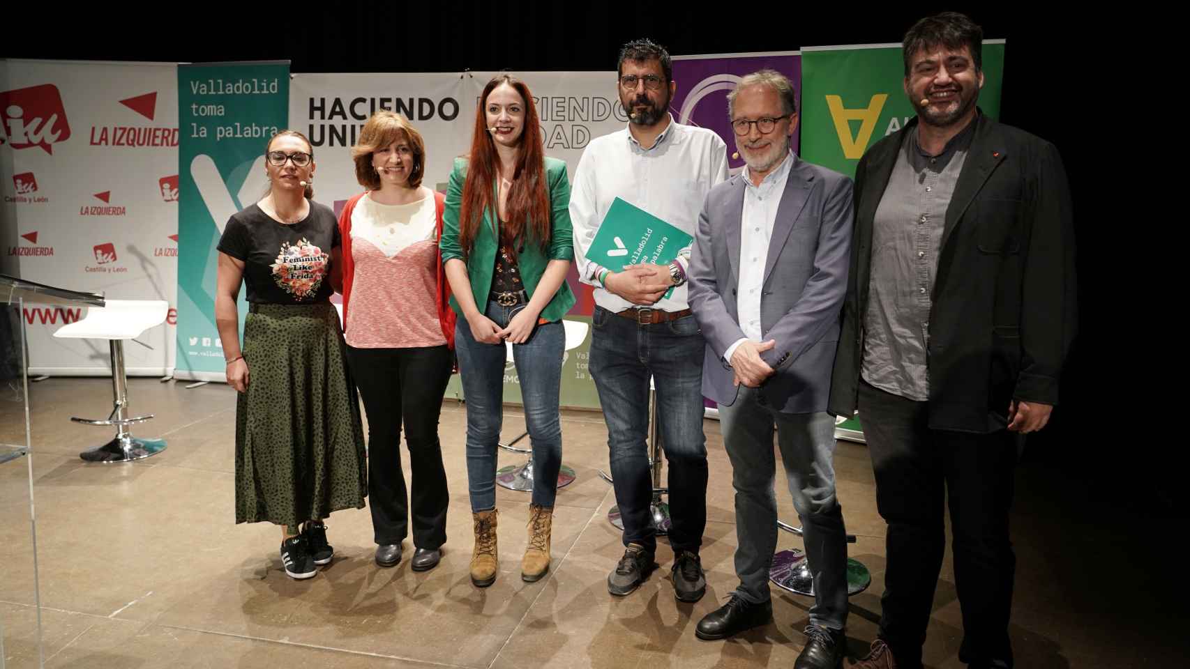 La reunión de la coalición de la izquierda progresista de Valladolid