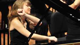 La pianista Anna Fedorova, en una de sus actuaciones.