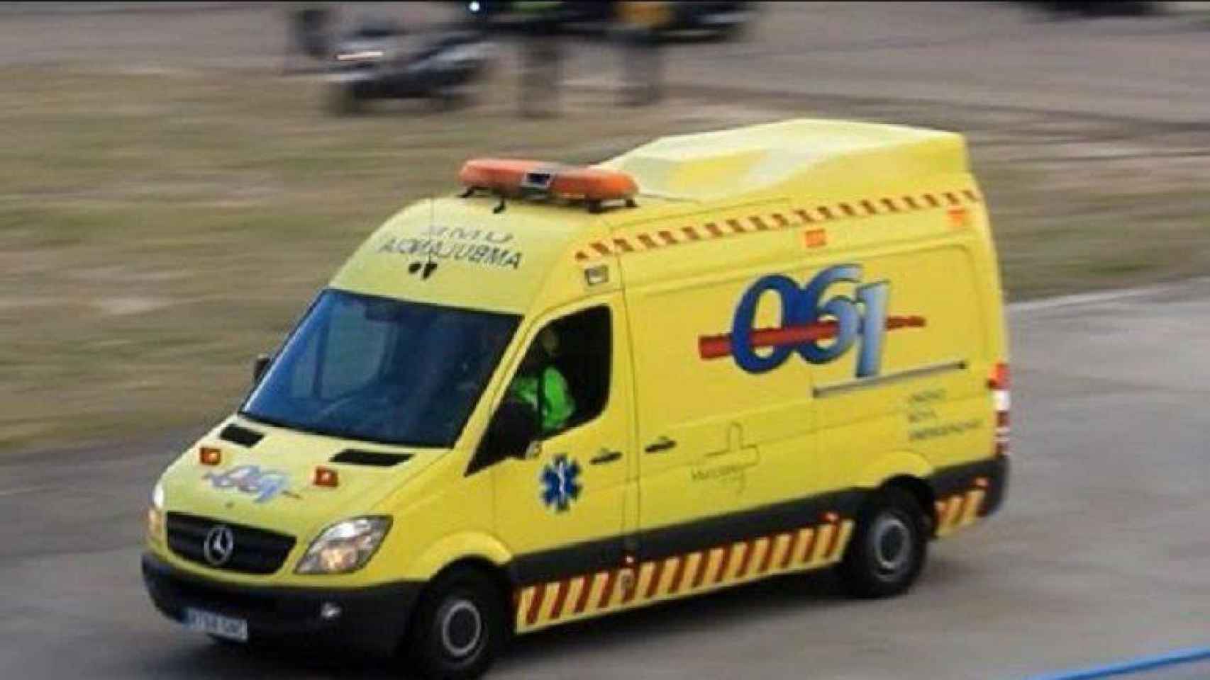 Una ambulancia de los Servicios de Emergencias de Murcia.