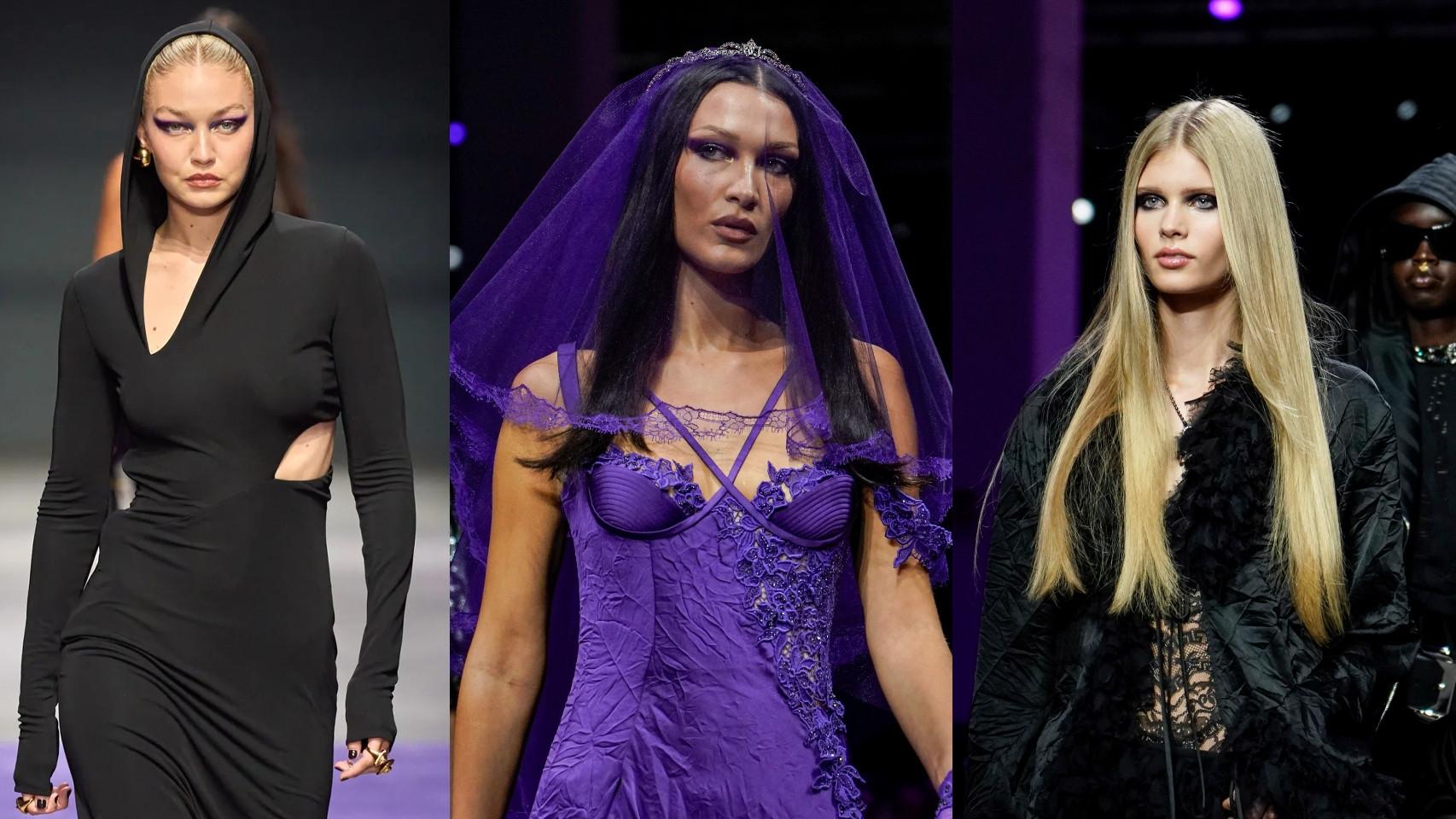 Desfile de la colección de otoño-invierno 2023 de Versace en la Semana de la Moda de París