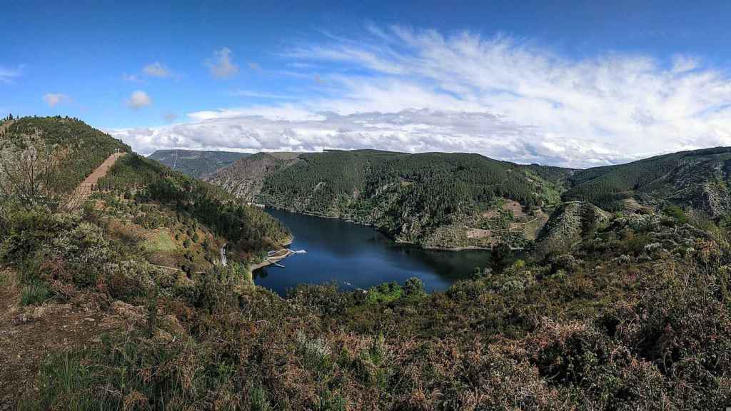 Imagen de un río de Galicia.