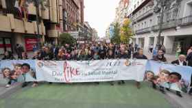 Manifestación por la salud mental en Castilla y León.