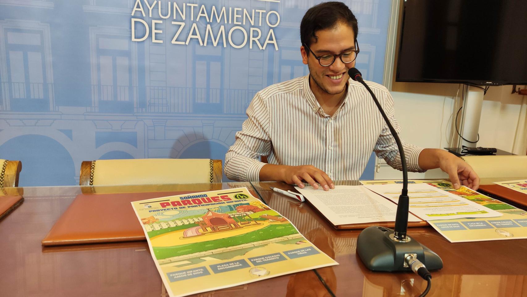 El concejal de Participación Ciudadana y Barrios, Pablo Novo