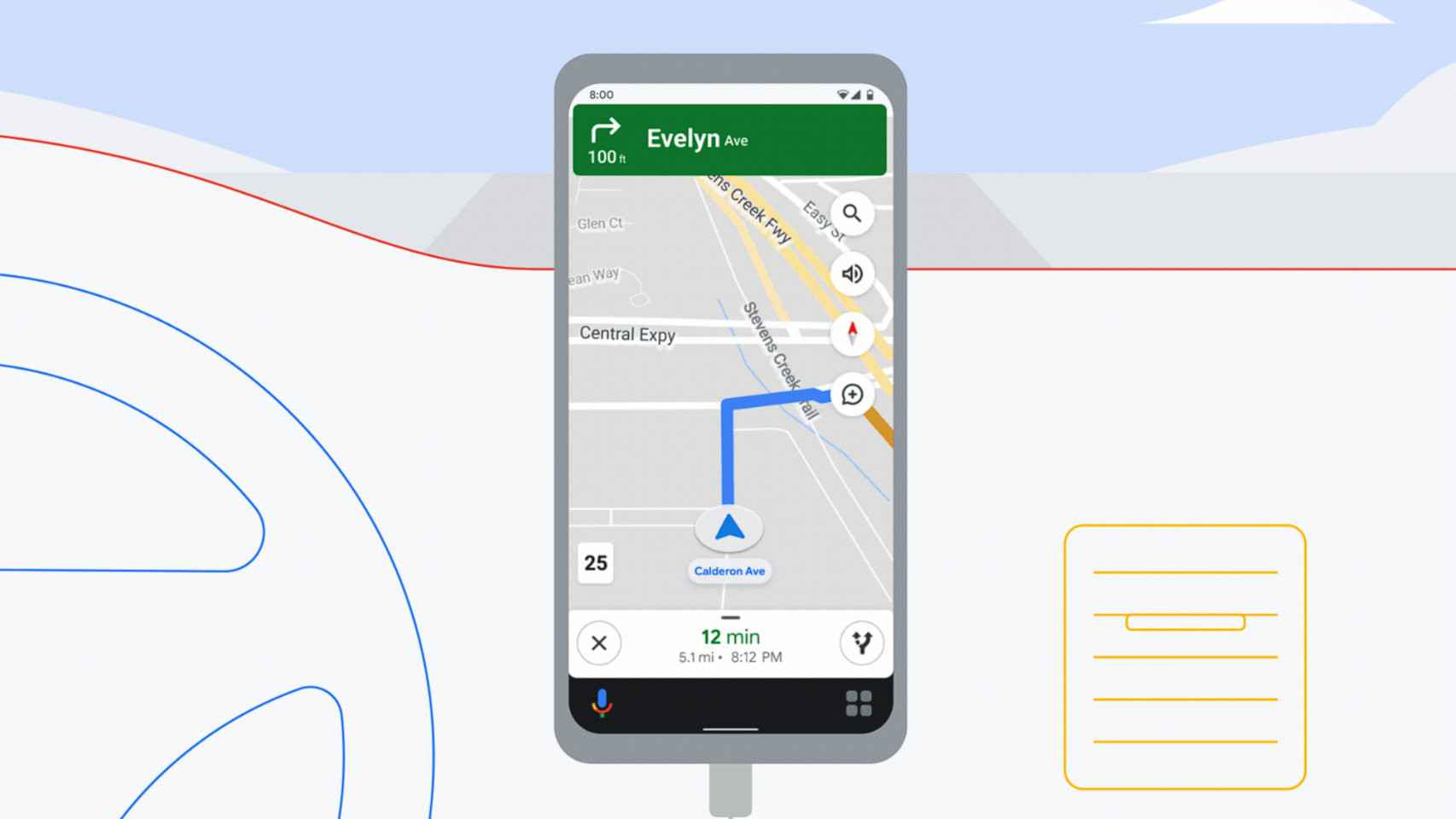 El modo de conducción de Google Assistant permitía acceder a Google Maps