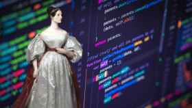 Montaje de Ada Lovelace, la primera informática de la historia.