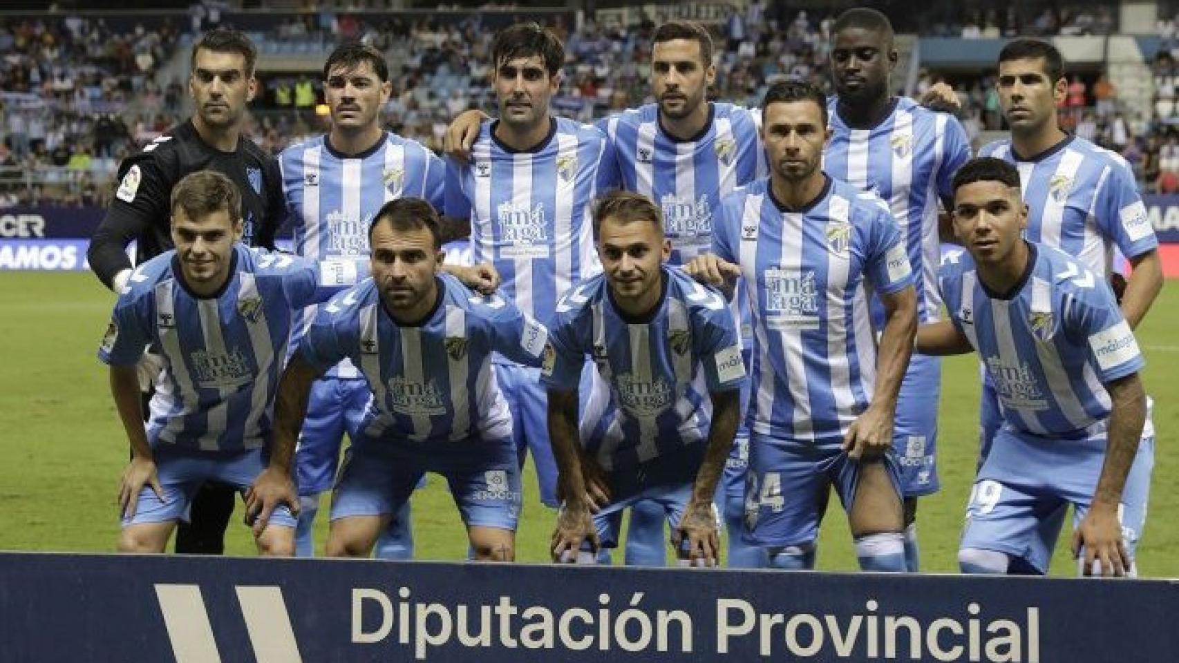 El once del Málaga contra el Andorra