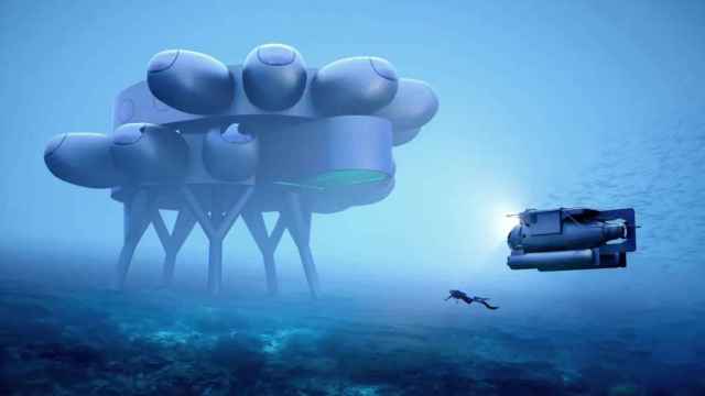 Diseño conceptual de la estación submarina Proteus.