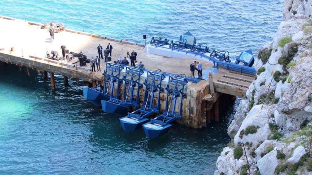 Sistema unidmotriz Ecowave en Gibraltar