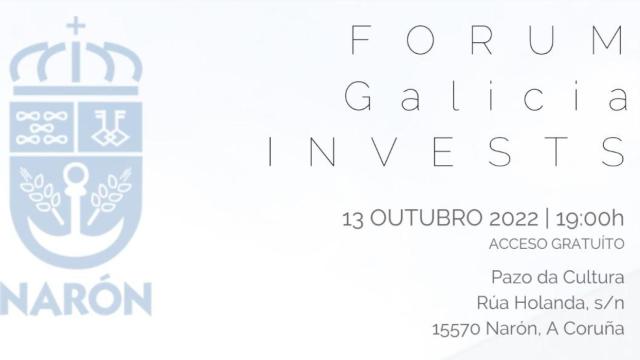Narón (A Coruña) impulsa la financiación de empresas innovadoras a través del Forum Galicia Invests