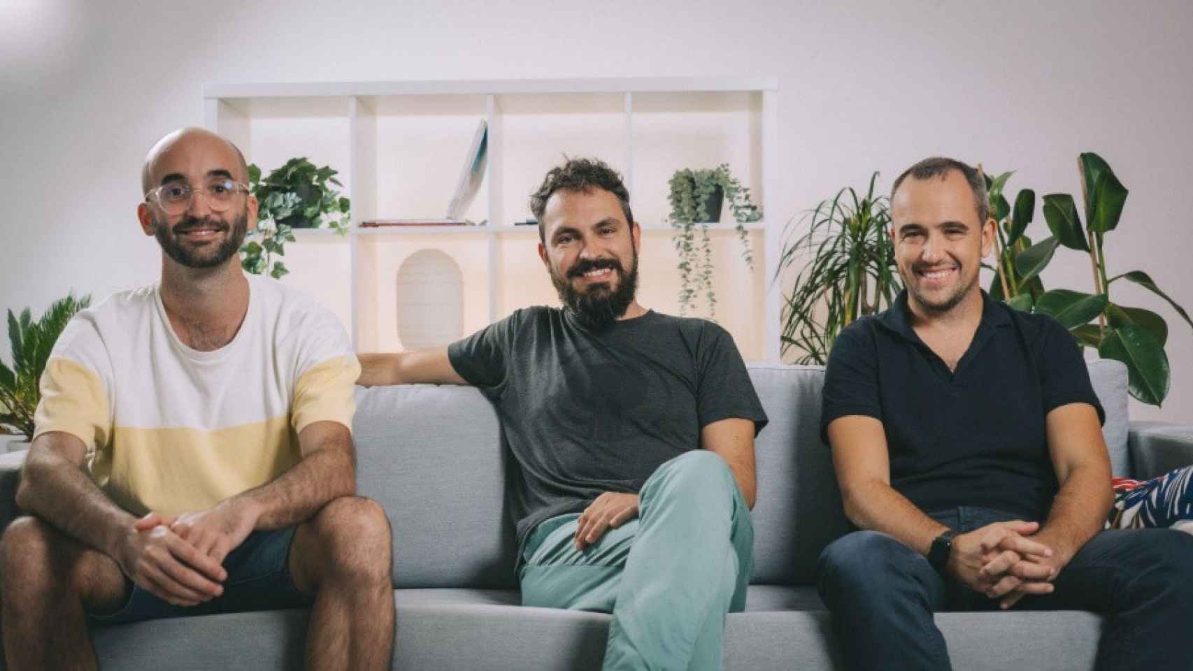 Cofundadores de Factorial: Pau Ramon (CTO), Jordi Romero (CEO) y Bernat Farrero (CRO).