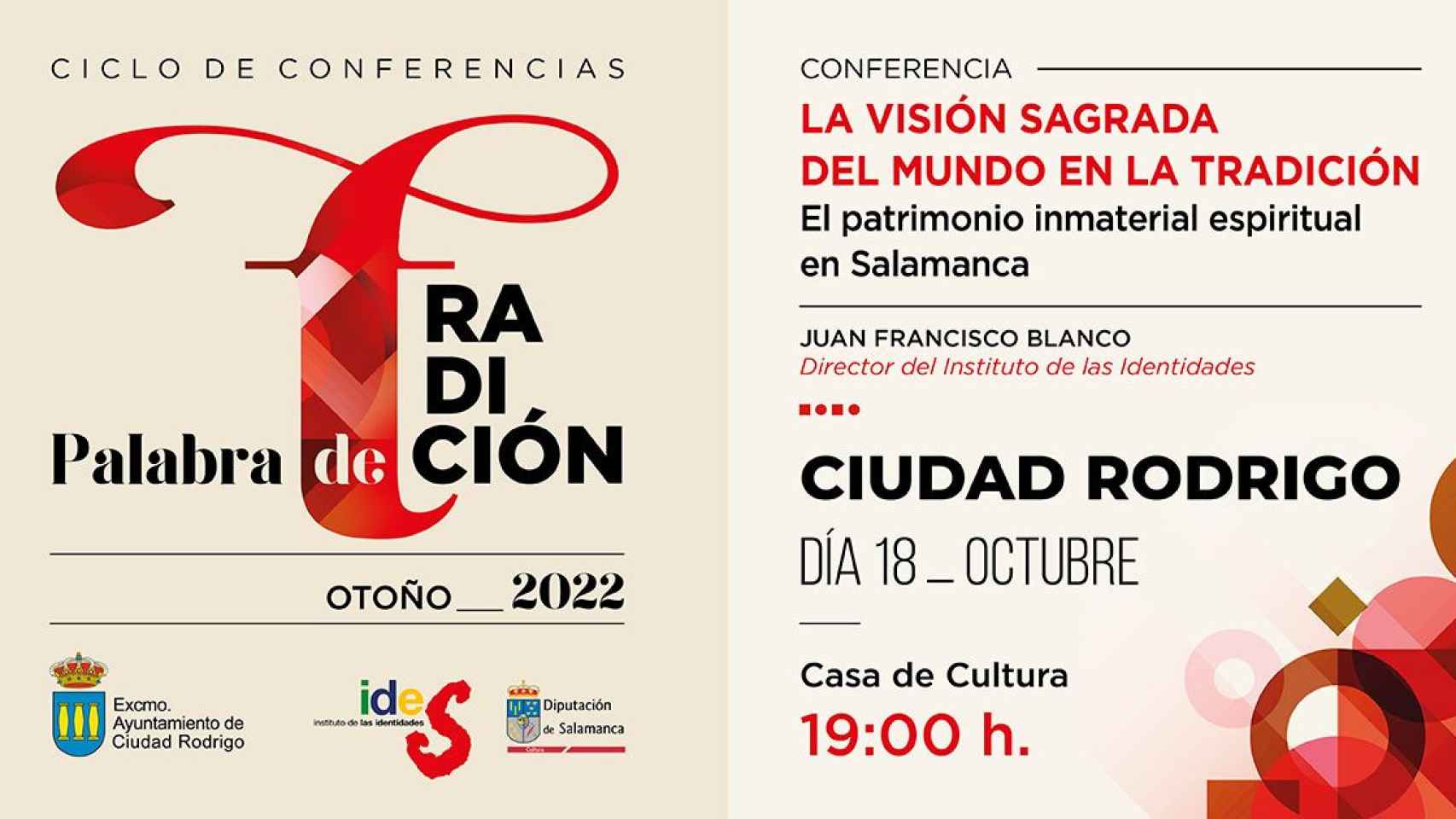 Conferencia en Ciudad Rodrigo