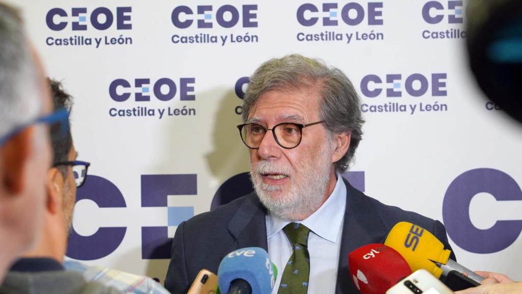 Santiago Aparicio, presidente de la CEOE Castilla y León