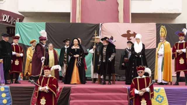 Imagen de la celebración de Carlos V en Medina de Pomar