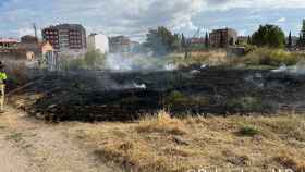 Incendio en la calle Heras de San Gil en Aranda de Duero