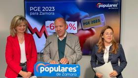Rueda de prensa del PP de Zamora para valorar los PGE 2023.