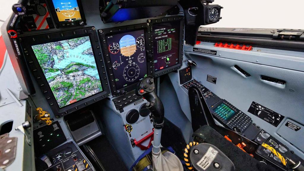 La cabina del PIlatus PC-21