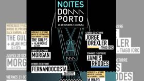 Cartel de la segunda edición del ciclo de conciertos ‘Noites do Porto’.