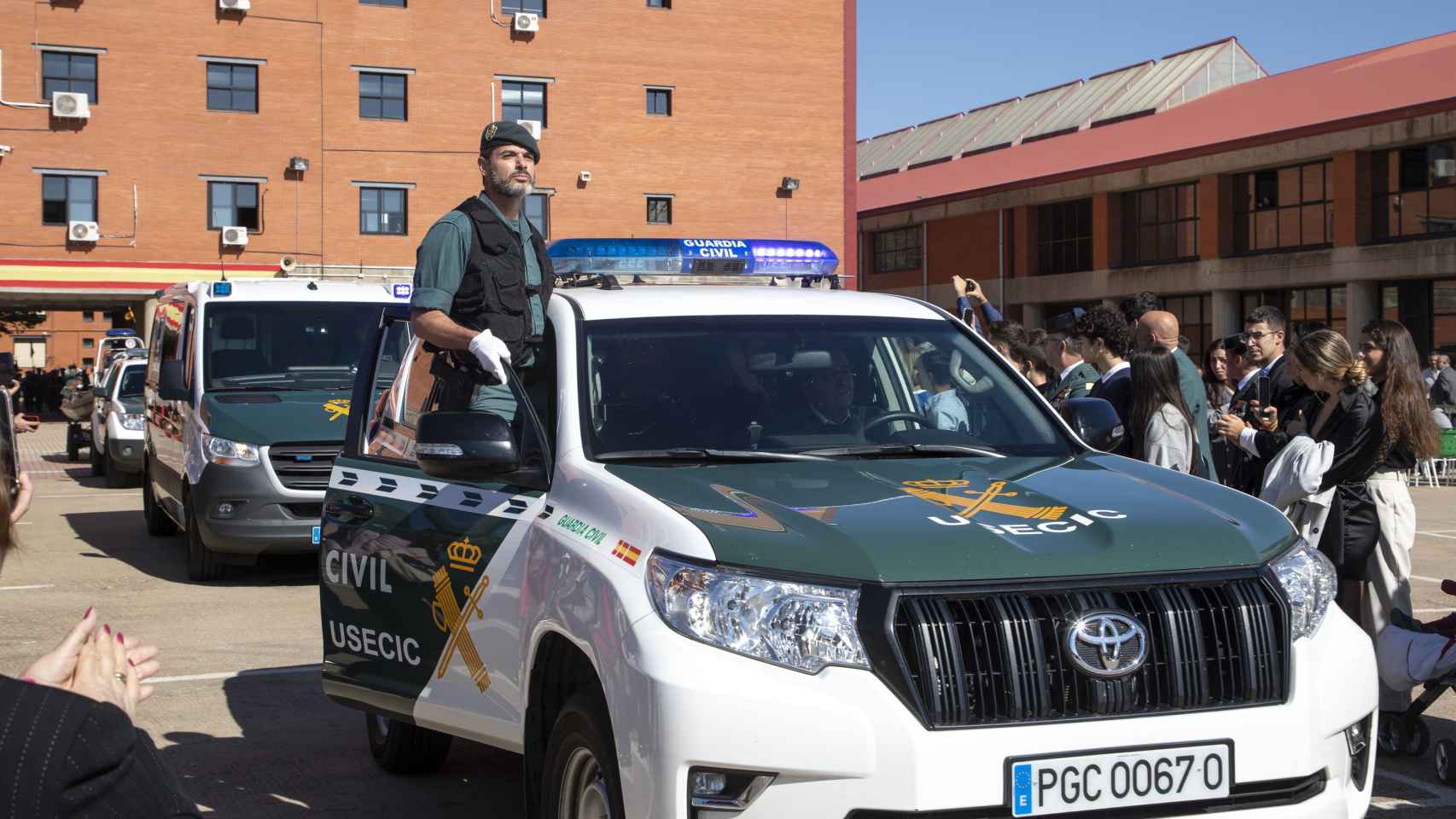 Acto institucional de la Guardia Civil de Salamanca en el día de su patrona