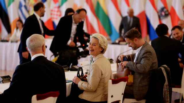 Reunión de los líderes de la UE en la cumbre informal de Praga, el pasado viernes.