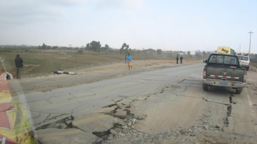 Imagen de archivo de un terremoto.