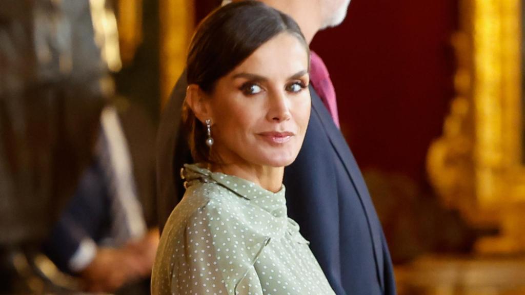 Letizia, en la recepción del Día de la Hispanidad.