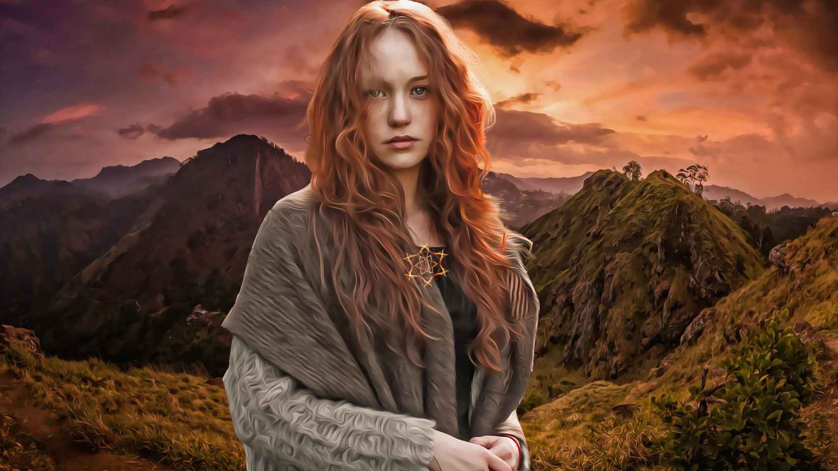 Mujer del pueblo celta