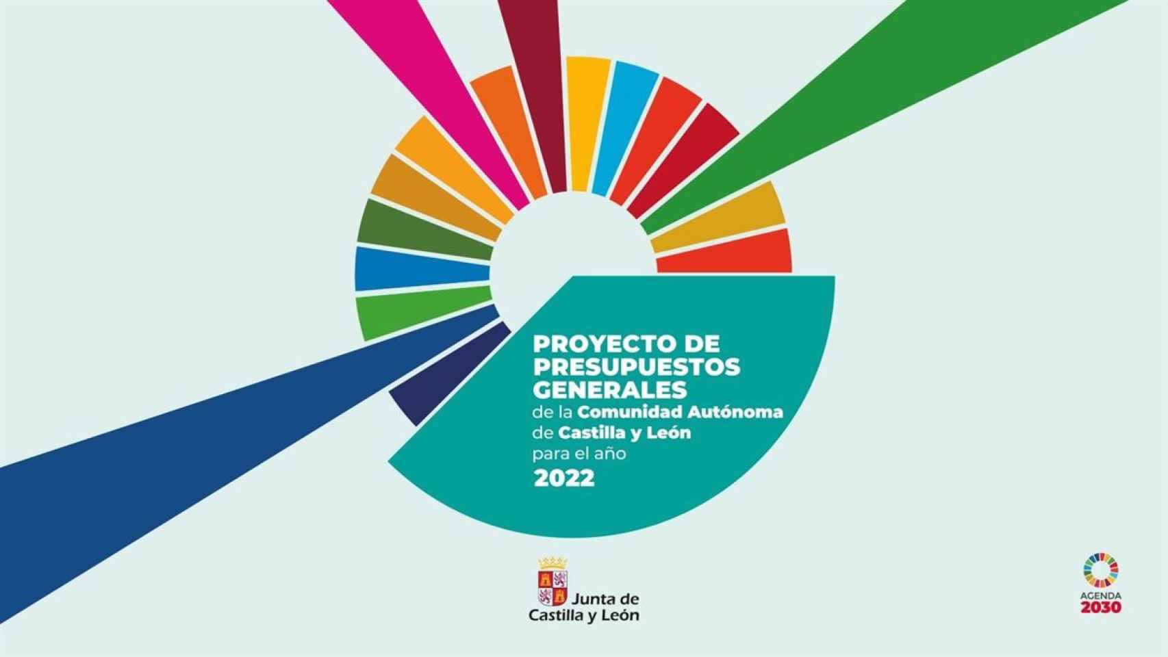 Presentación de los Presupuestos de 2022 con el logo Agenda 2030