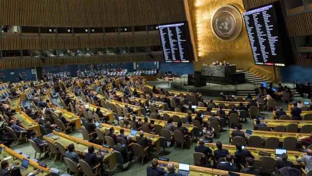 La asamblea de la ONU.