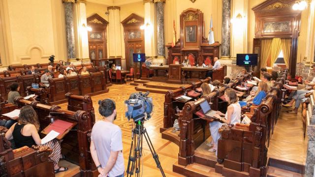 Pleno del Concello da Coruña.