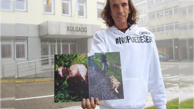 Nacho Paunero, presidente de El Refugio, ante el Juzgado Nº1 de Chantada.