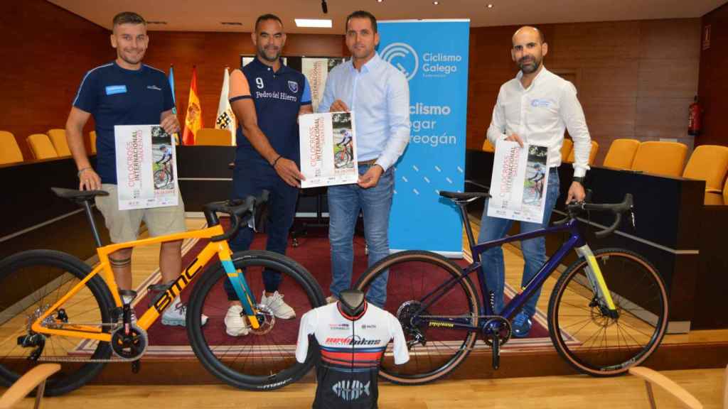 Presentación de la primera prueba de ciclocross internacional de Sanxenxo.