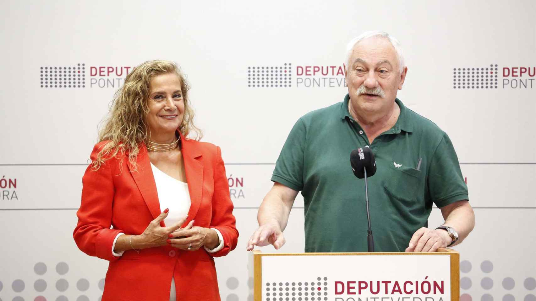 Presentación de los presupuestos para 2023 de la Diputación de Pontevedra.