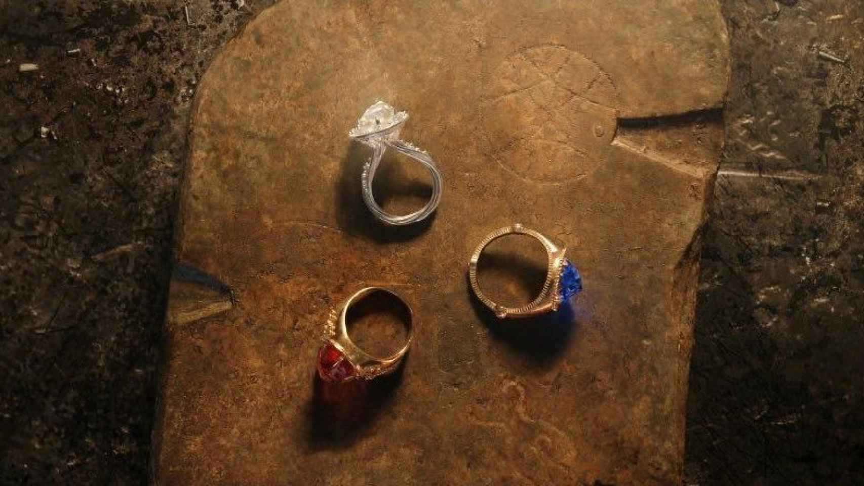 Los tres anillos de poder.