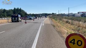 La Guardia Civil investiga a un conductor de un camión en Palencia