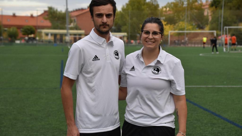 Lorena Castro junto a su segundo, Jesús Menéndez