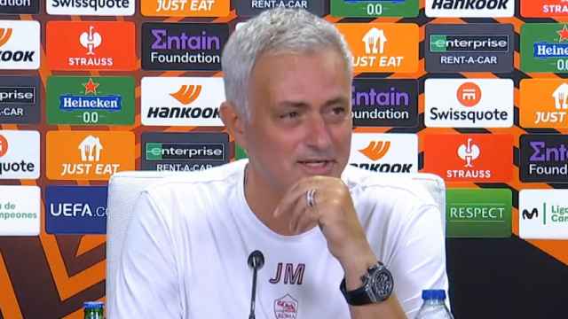Jose Mourinho, en rueda de prensa