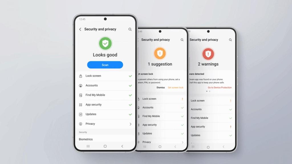 El nuevo centro de seguridad y privacidad en los Samsung